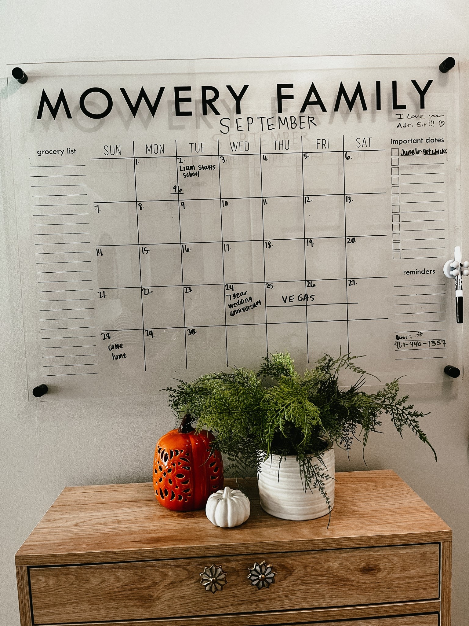 Favorite acrylic calendar!

#LTKFindsUnder100 #LTKHome #LTKFamily