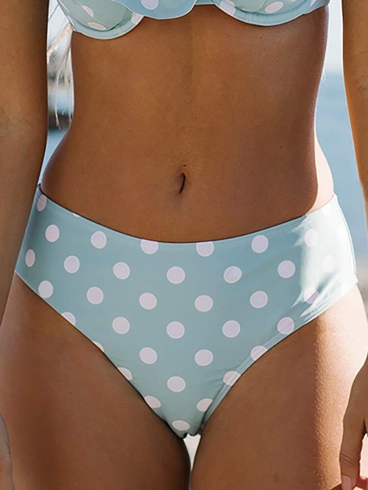 Random Polka Dot Bikini Bottom | SHEIN
