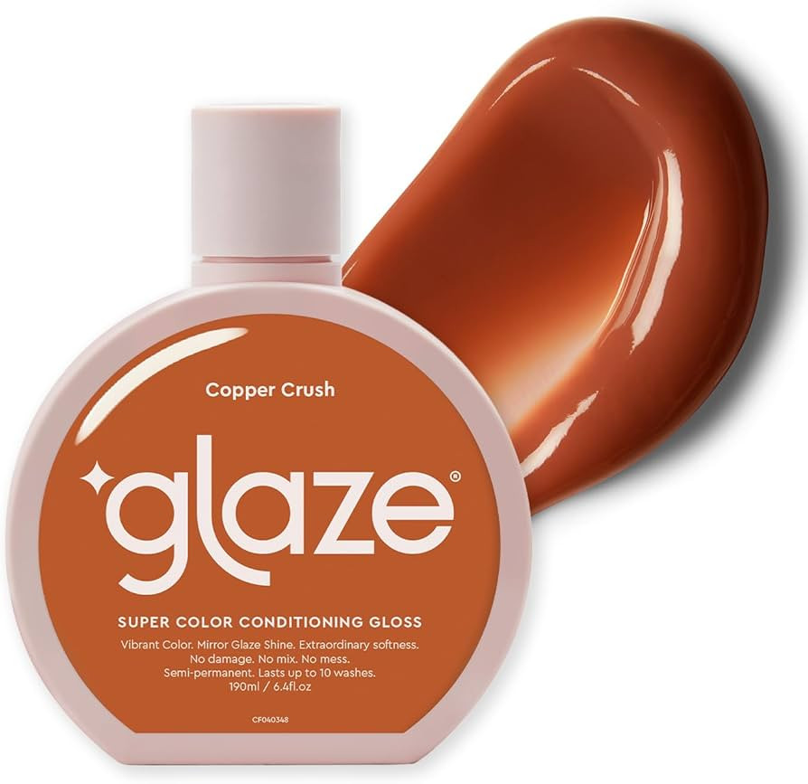 Glaze Super Color Conditioning Copper Crush Gloss - Award Winning Semi-Permanent Hair Dye and Tre... | Amazon (US)