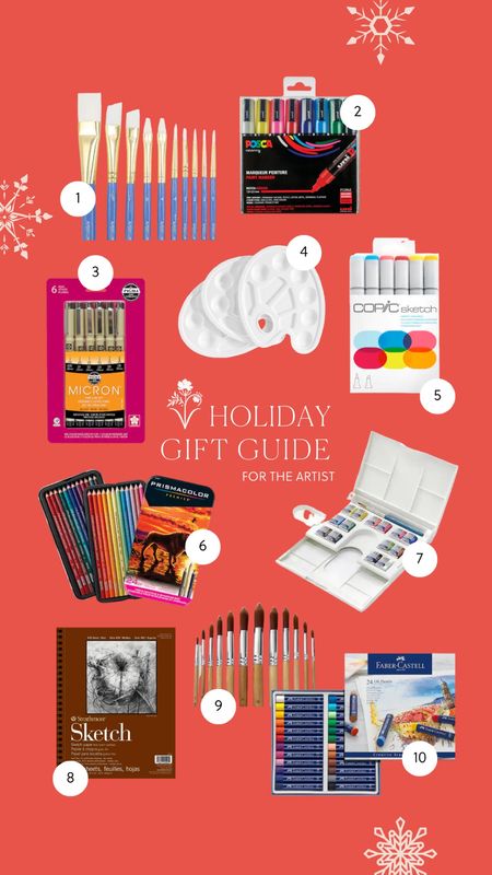 Holiday Gift Guide: For the Artist. These products are perfect to inspire creativity! I want to try those posca pens! 

Art products. Gift guides. Presents for her. Presents for him. Art gifts. Creative gifts  

#LTKHoliday #LTKunder100 #LTKGiftGuide