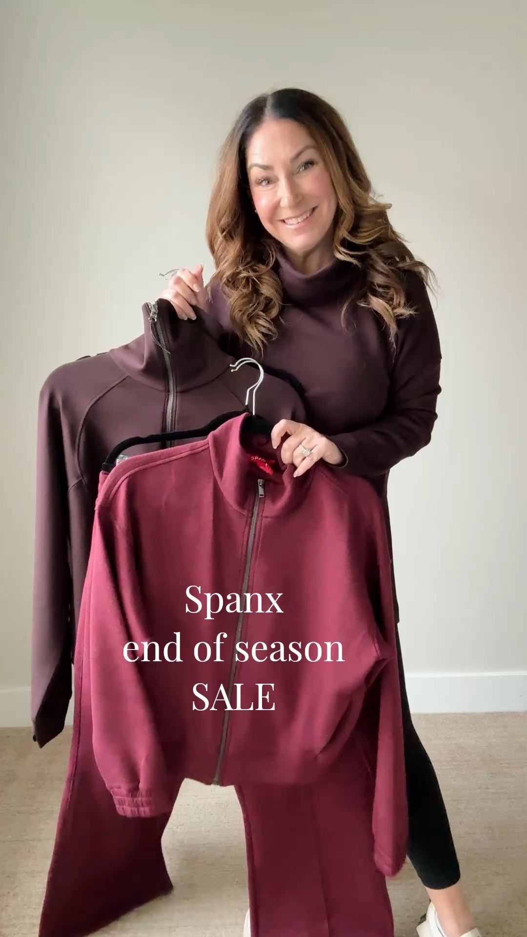 Spanx end of season sale 

Wearing large in jacket, stay tts in pants I’m wearing XL Petite but need large

#LTKSaleAlert #LTKTravel