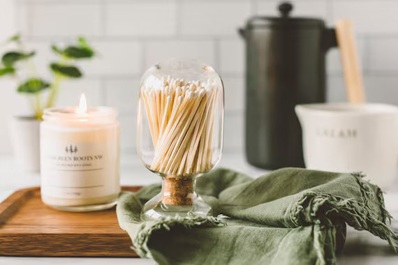 Match Cloche - strike on jar - gift - housewarming - decor | Etsy (US)