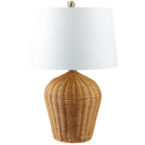 Kingston Rattan Table Lamp - Natural - Brown | Desk Lamp, Bedside Lamp | One Kings Lane