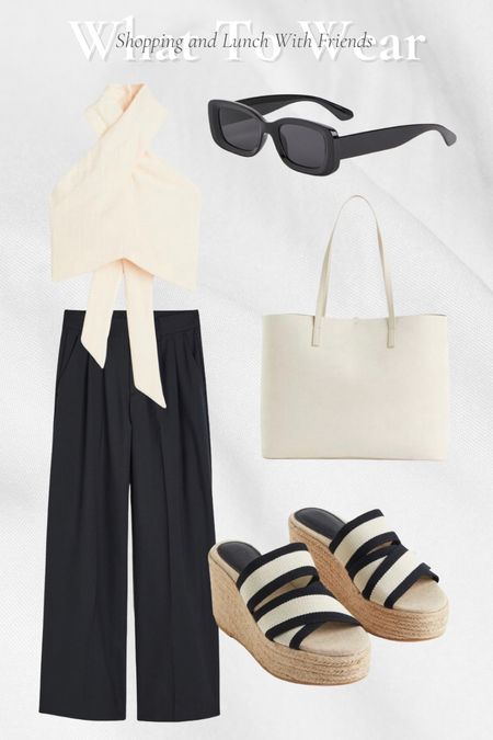 European chic is trending this summer and I love it 😍 this summer outfit is perfect for a girls day out - add a shopper tote and tackle your errands on the way home! Plus, this black and white summer outfit can easily fit within a capsule wardrobe to mix and match pieces.

| b&w outfit | summer ootd | linen outfit | linen pants | espadrilles | tote bag | summer top | summer pants | work pants |


#LTKstyletip #LTKSeasonal #LTKunder100