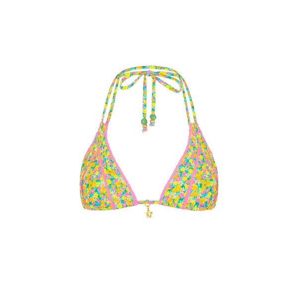 Decorative Panel Halter Bikini Top - Hula Honey | Kulani Kinis US