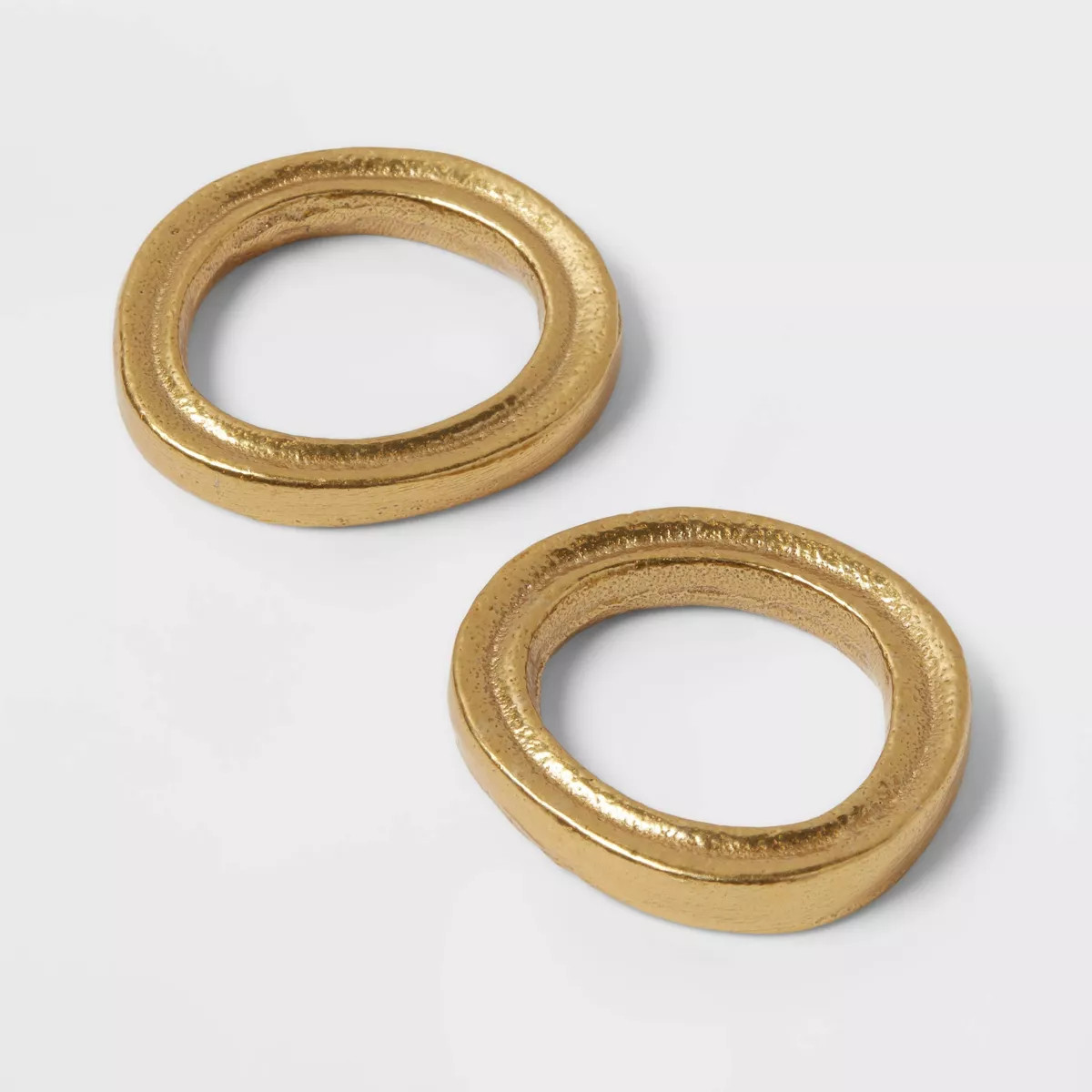 2pk Napkin Rings Gold - Threshold™ | Target