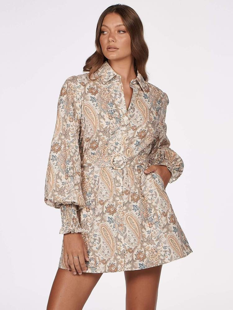 Jagger Paisley Mini Dress | Confête