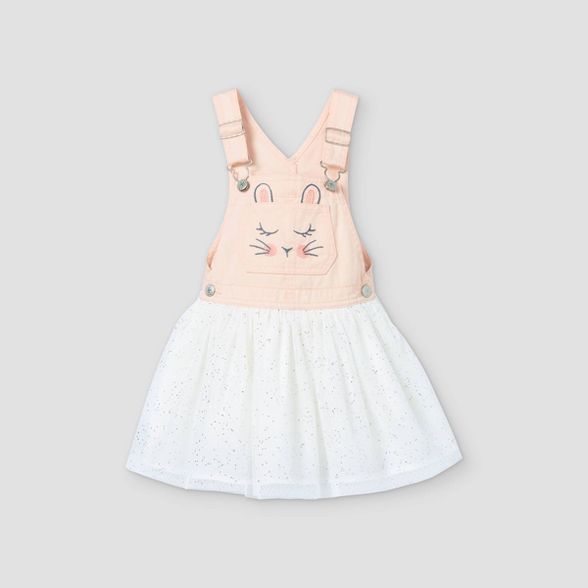 OshKosh B'gosh Toddler Girls' 'Bunny' Tulle Dress - Pink | Target