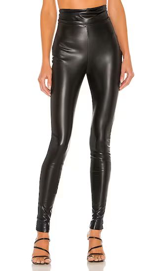 Nookie Viktoria Faux Leather Pants in Black. - size S (also in XS) | Revolve Clothing (Global)