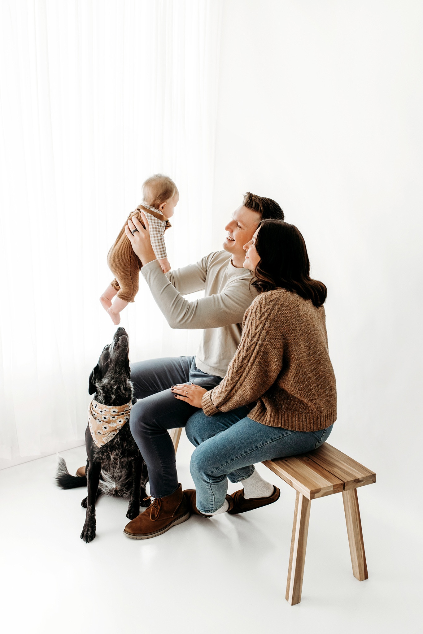 Simple all white photography studio setup with natural light. (Light is diffused by the tagged diffuser as well as a single layer of sheer curtains).

#LTKMostLoved #LTKfamily #LTKbaby