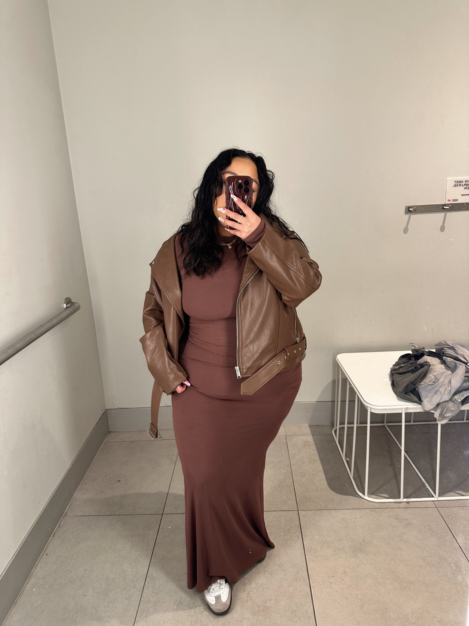 Todays curvy girl outfit 

Dress size xl (super stretchy)
Leather Jacket size xl (runs big) 

#LTKplussize #LTKstyletip