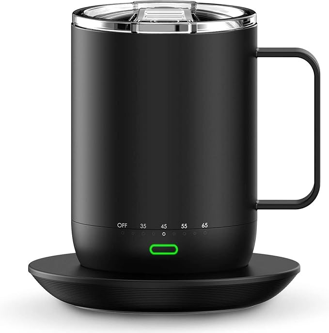 Amazon.com: VSITOO S3 Pro Temperature Control Smart Mug with Lid, Coffee Mug Warmer with Mug for ... | Amazon (US)