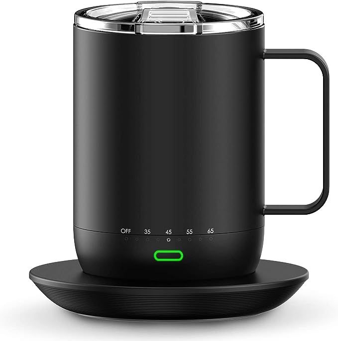 VSITOO S3 Pro Temperature Control Smart Mug with Lid, Coffee Mug Warmer with Mug for Desk Home Of... | Amazon (US)