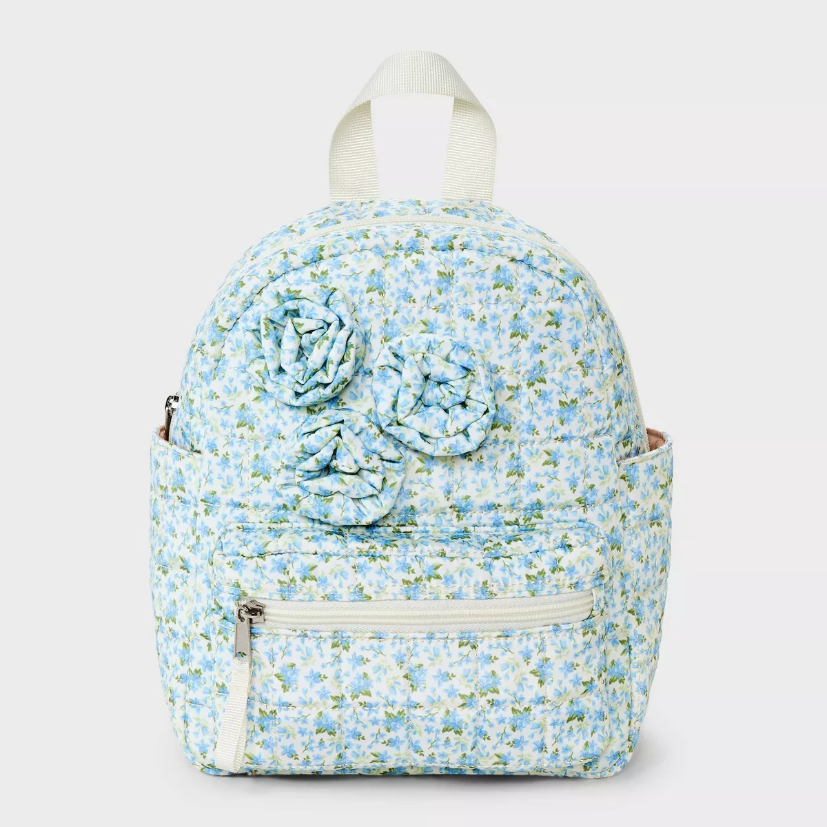 Girls' Quilted Floral with Rosettes Mini Backpack - art class™: Botanical Pattern, Lightweight,... | Target