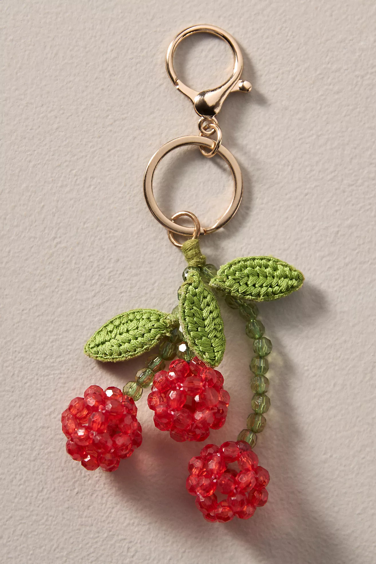 Beaded Fruit Icon Bag Charm | Anthropologie (US)