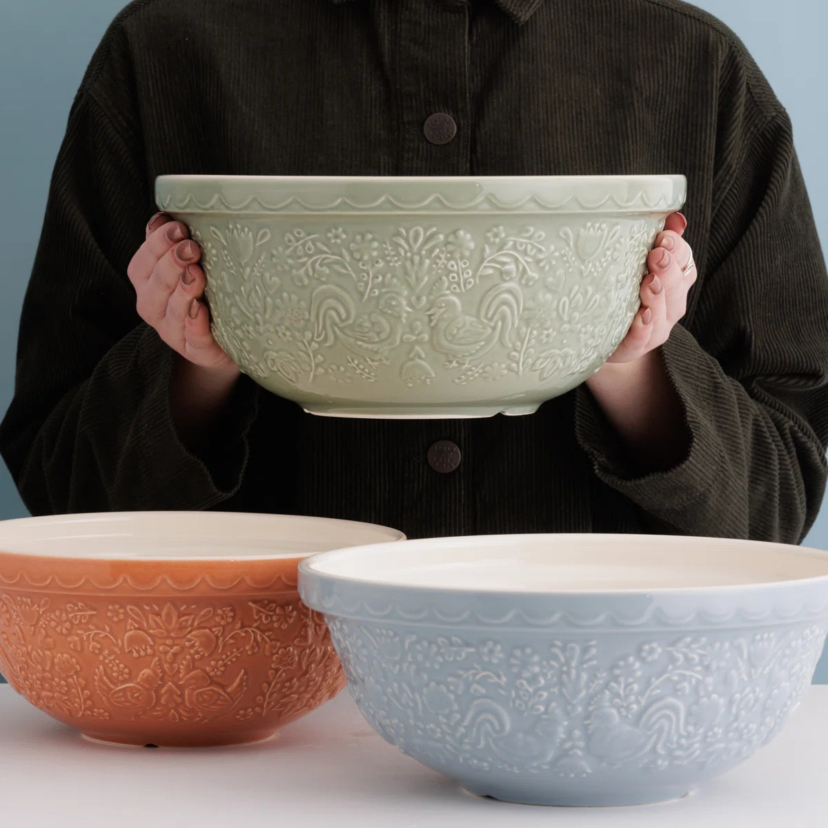 Home To Roost Mixing Bowls S12, S18, S24 - Set Of 3 | Wayfair North America