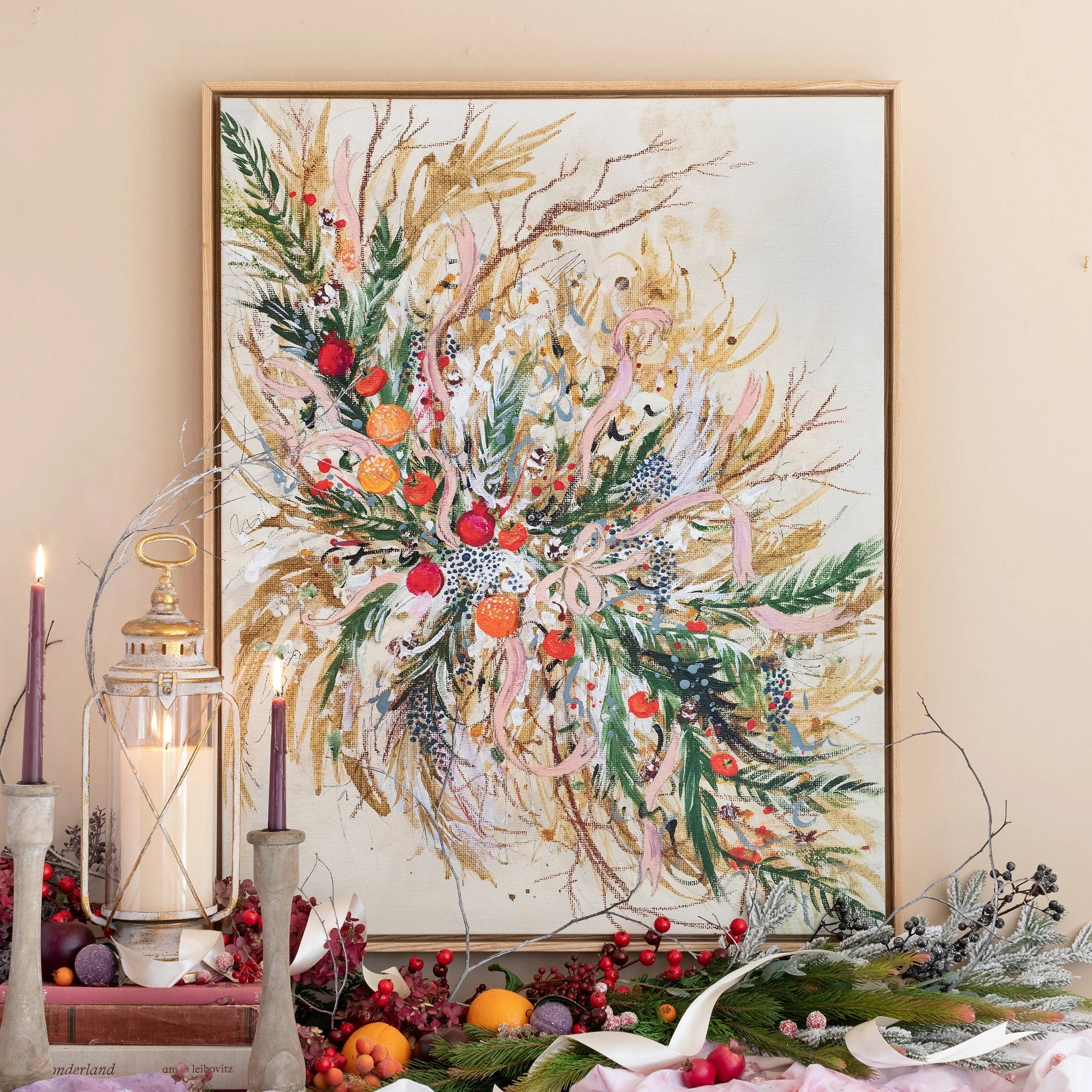 Wild Garland | Canvas | Lindsay Letters, LLC