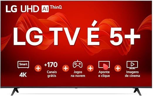 Smart TV 55" 4K LG UHD ThinQ AI 55UR9050PSA HDR Bluetooth Alexa Google Assistente Airplay2 3 HDMI | Amazon (BR)