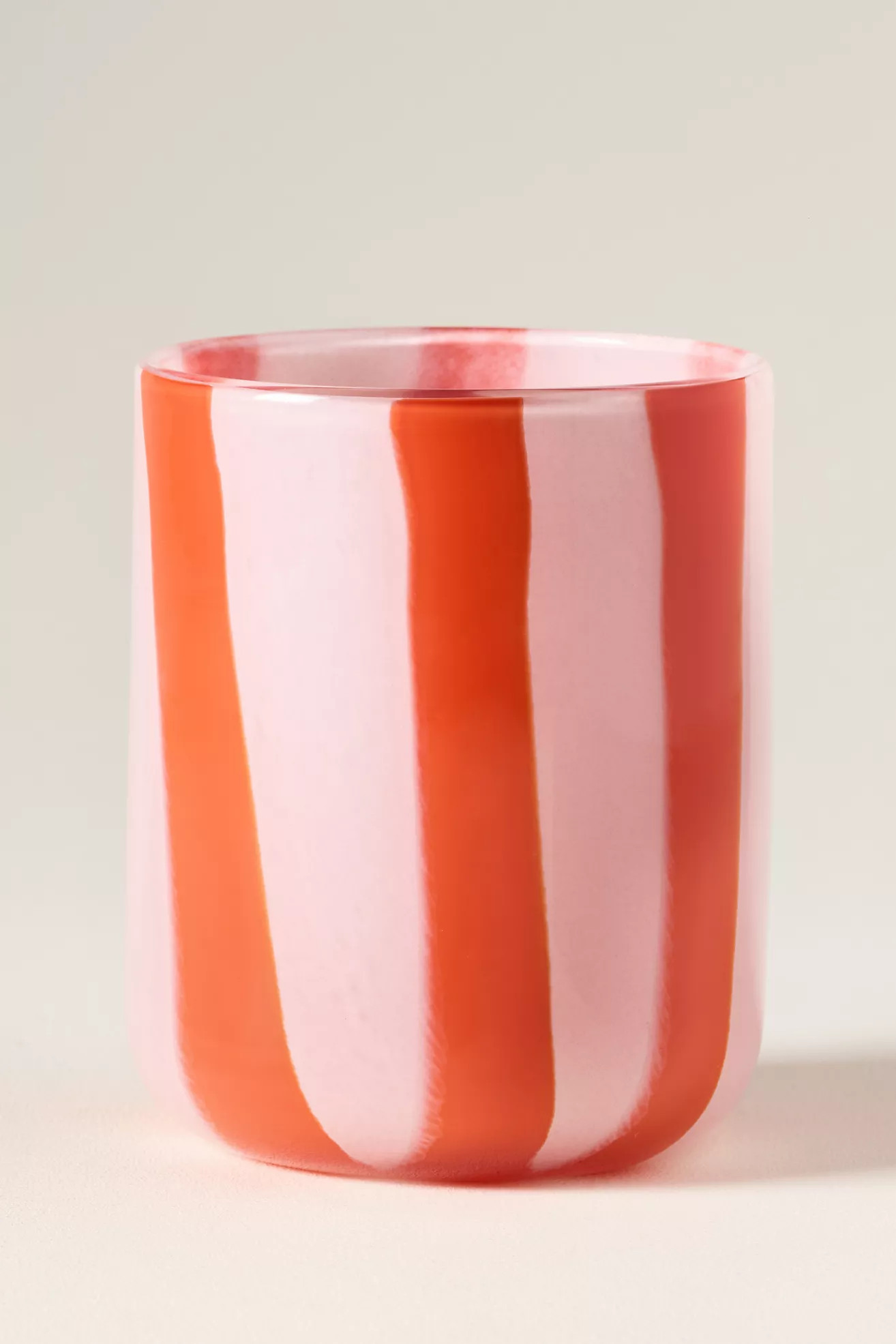 The Ribbon Stripe Juice Glass | Anthropologie (US)