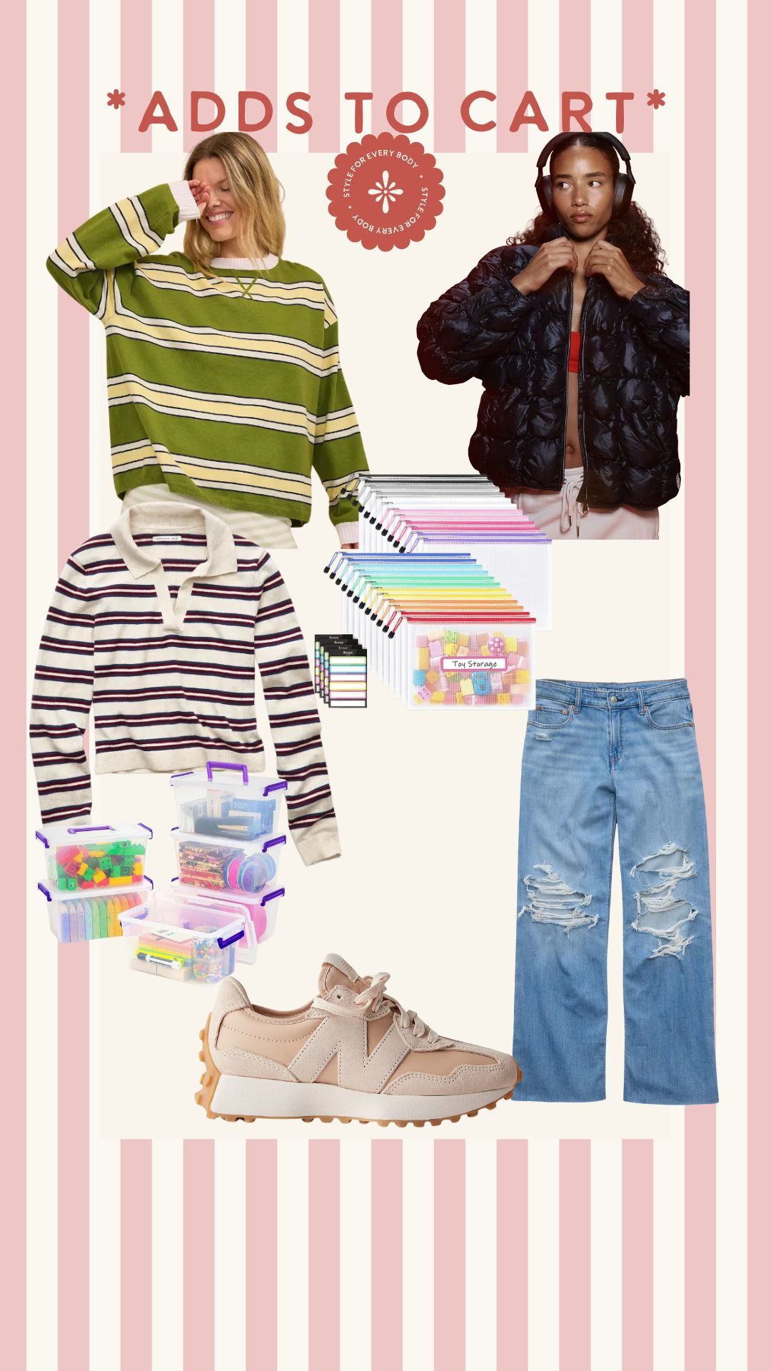 Things in my cart lately from toy room storage to the softest jeans! 

 #LTKOver40 #LTKHome #LTKMidsize