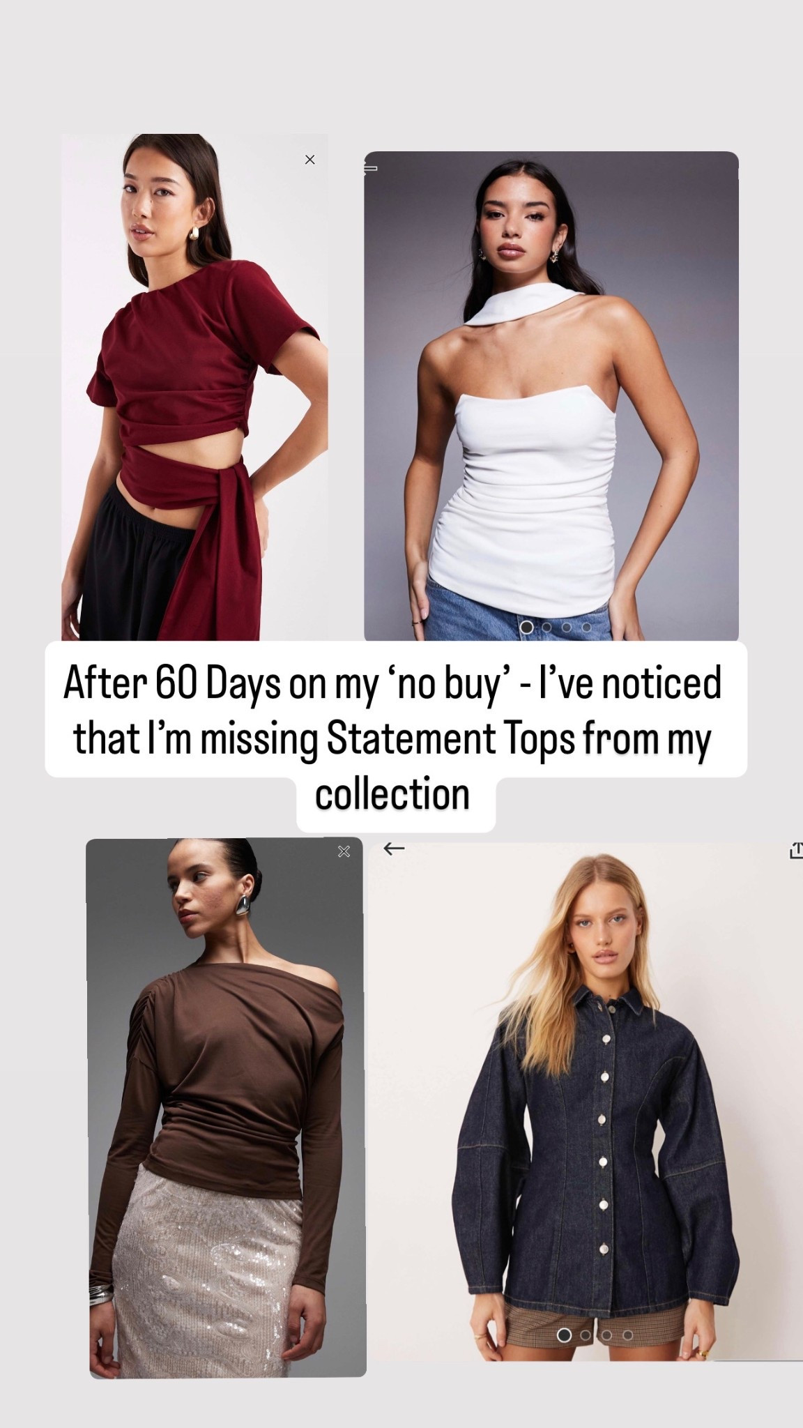 These ASOS tops are great additions for the upcoming warmer weather 

#LTKgrwm #LTKMidsize #LTKOver40