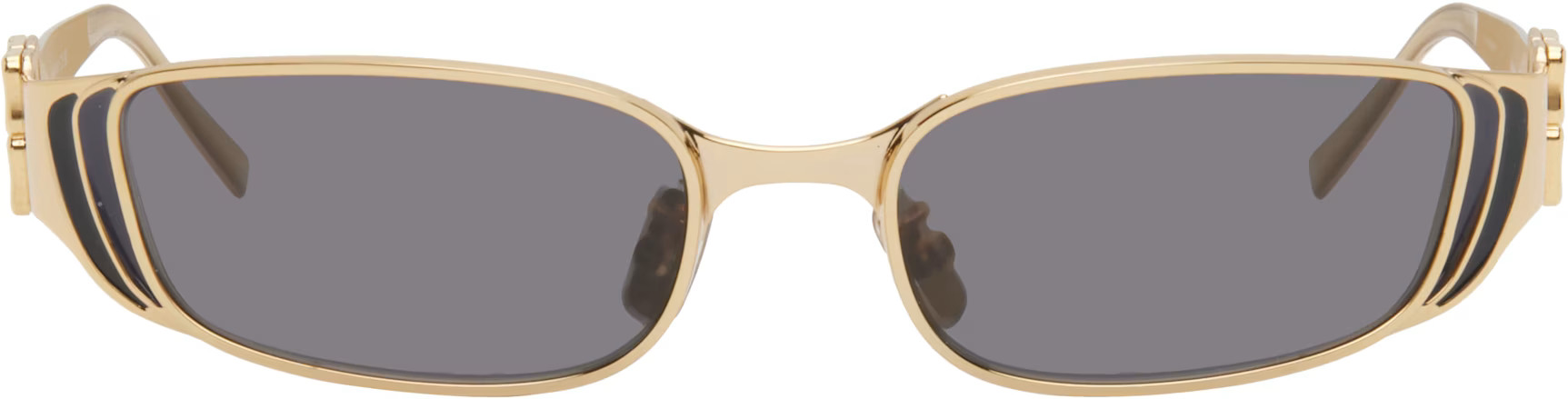 Givenchy - Gold 4G Liquid Metal Sunglasses | SSENSE