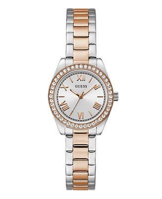 Women's Analog Two-Tone Stainless Steel Watch, 30 mm | Macy's