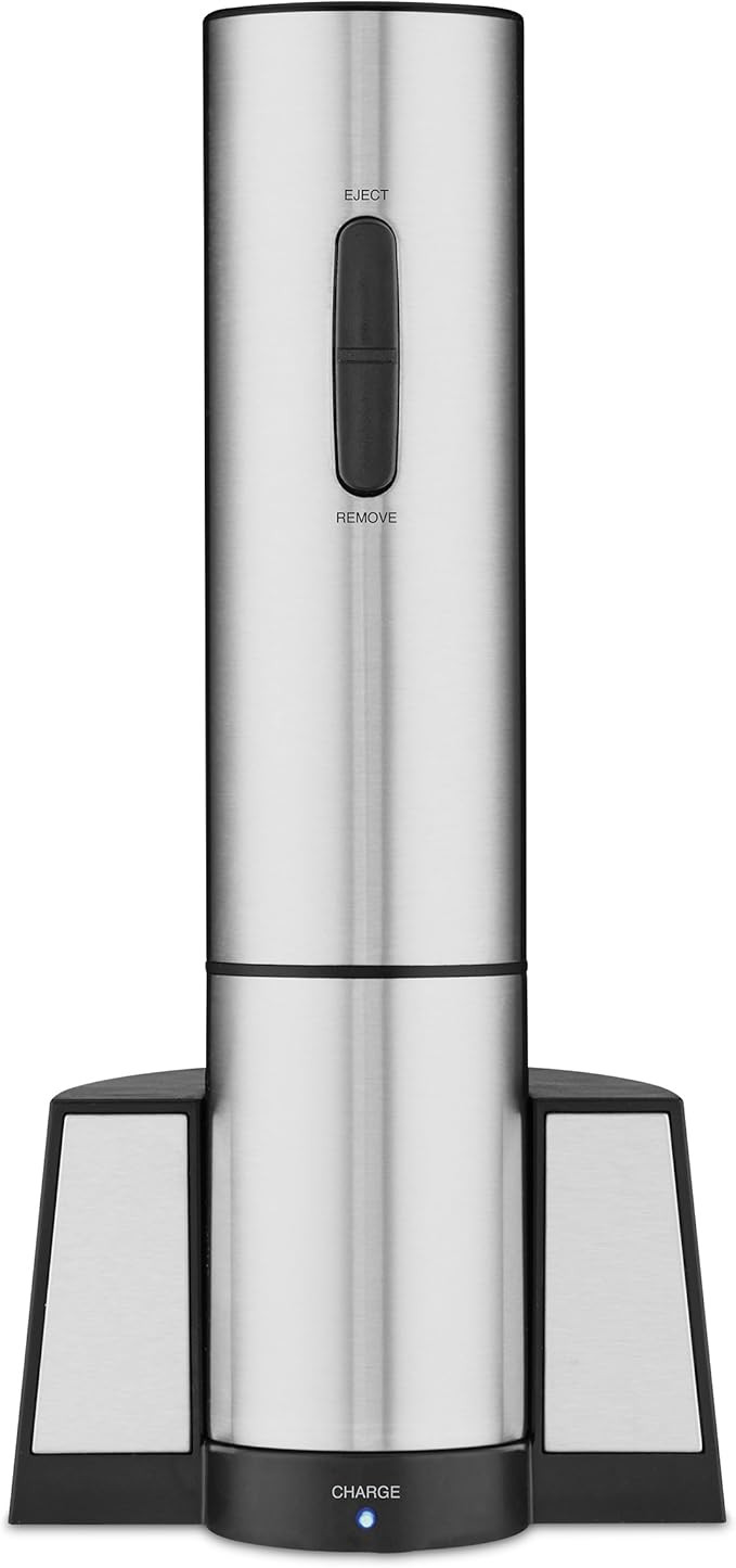 Cuisinart Electric Wine Opener, 3.50" x 4.75" x 10.00", Stainless Steel | Amazon (US)
