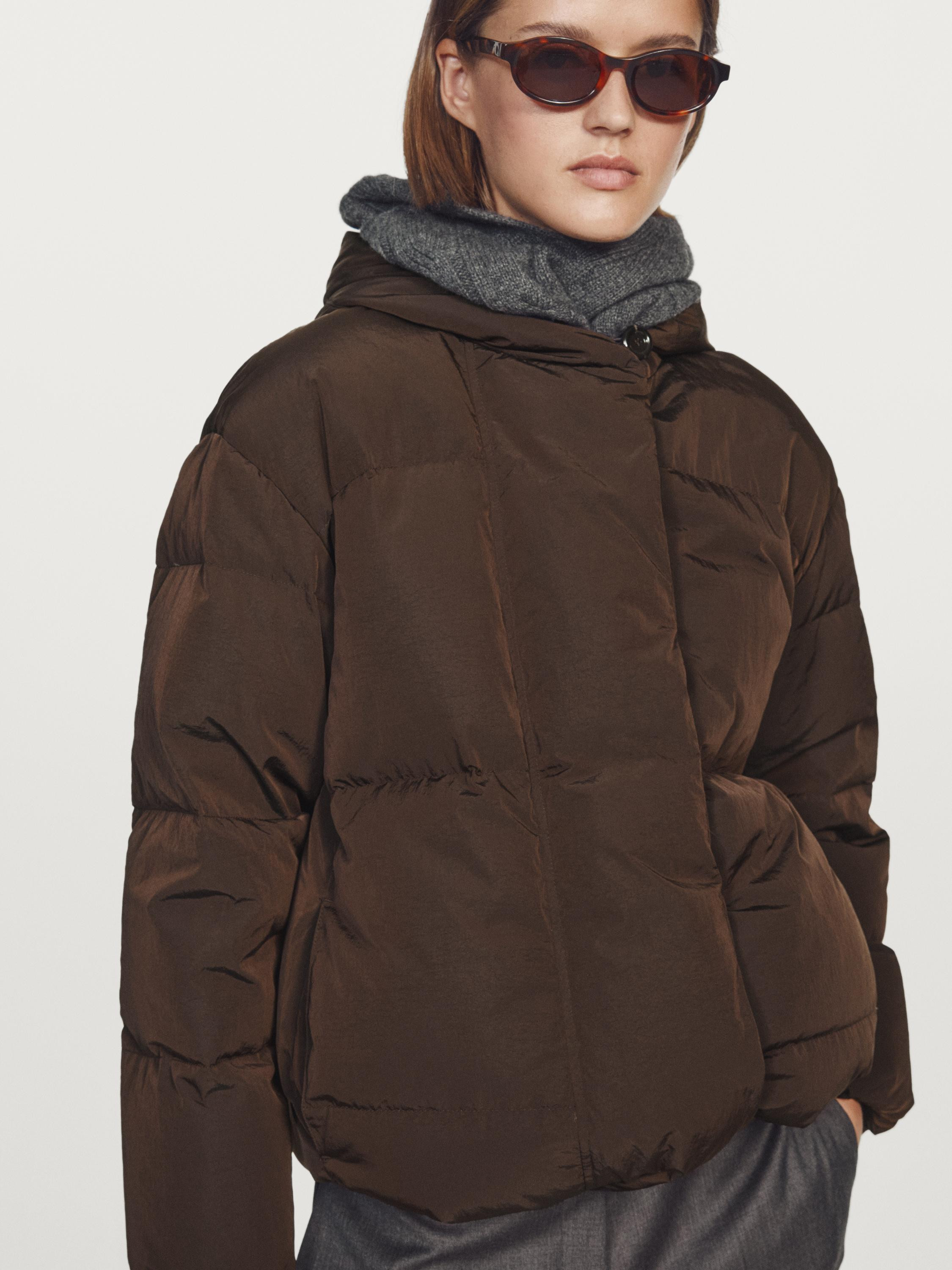 Water-repellent puffer jacket | Massimo Dutti UK