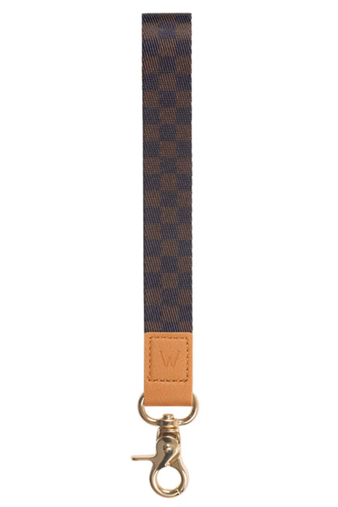 Chelsea Check Wrist Lanyard by Aubree Says | Walli Cases