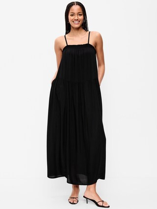 Airy Smocked Maxi Dress | Old Navy (US)