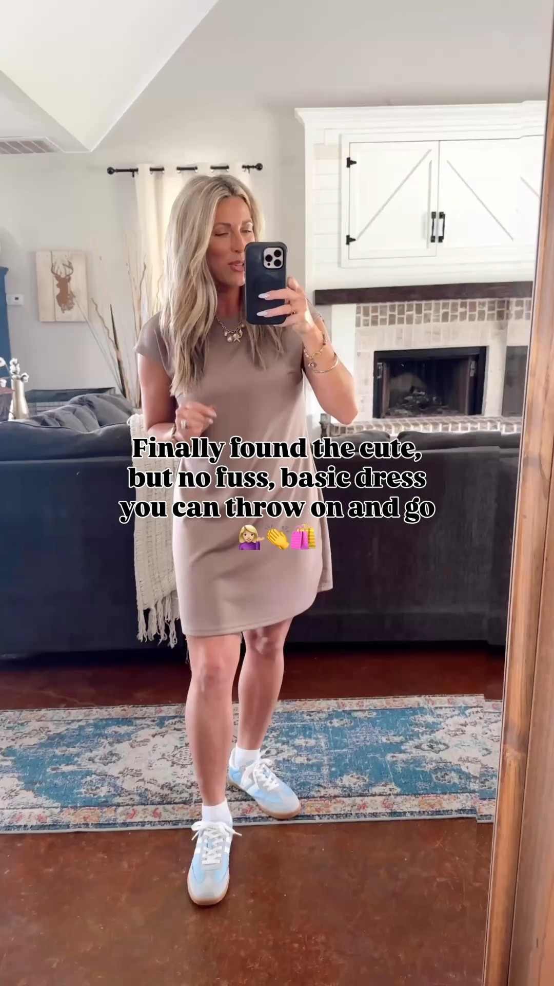The everyday basic dress that you can dress up or down…💁🏼‍♀️ This dress would also be so cute with a black blazer and black heels! Give me all the coffee colored outfits, but so fun to add a pop of color to change up the vibe🤗 BTW dress is under $20!!!

Say, “ME” below to shop, and I’ll send you a DM with all the details🛍️ (make sure to f0ll0w before requesting a 🔗 so that you’re able to receive my message 🫶🏼)

⭐️ Check out my LTK in bio for all my everyday feminine outfits and elevated style that’s easy and affordable! 🎀✨
⭐️ or visit my LTK directly by downloading the LTK app and search for me as a creator @jackiemariecarr_ 

Spring outfits 2026, work outfits, spring dresses, Everyday outfits, affordable fashion, casual chic, spring fashion 2026, easy outfit, basic dress, to go mom style, busy mom life, casual outfit idea, casual outfits, ootd, outfit inspo
#amazonfashionfinds #styleover30 #elevatedcasual #femininestyle #casualdress  

#LTKgrwm #LTKootd #LTKmomlife