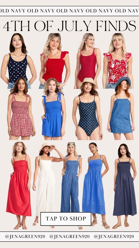 20% off with code: SWEET | Old Navy Fashion | 4th of July Fashion | Patriotic Fashion | Red White & blue 

#LTKSeasonal #LTKunder50 #LTKsalealert