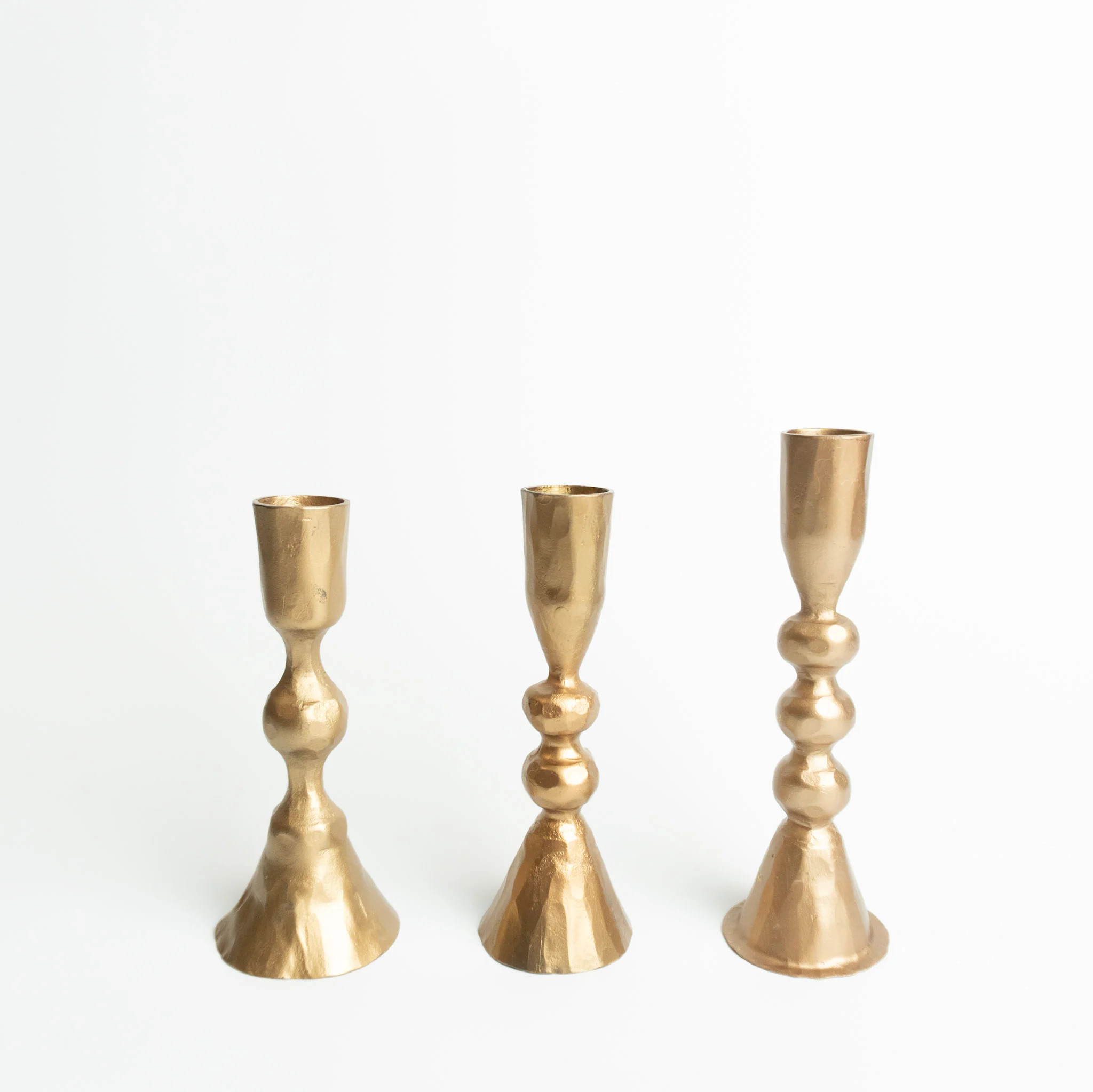 Hand-Forged Cast Iron Taper Holders | Eco Chic Home