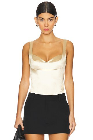 Sindy Bustier in Champagne | Revolve Clothing (Global)