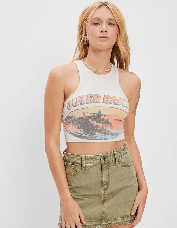AE x Outer Banks Graphic Tank Top | American Eagle Outfitters (US & CA)