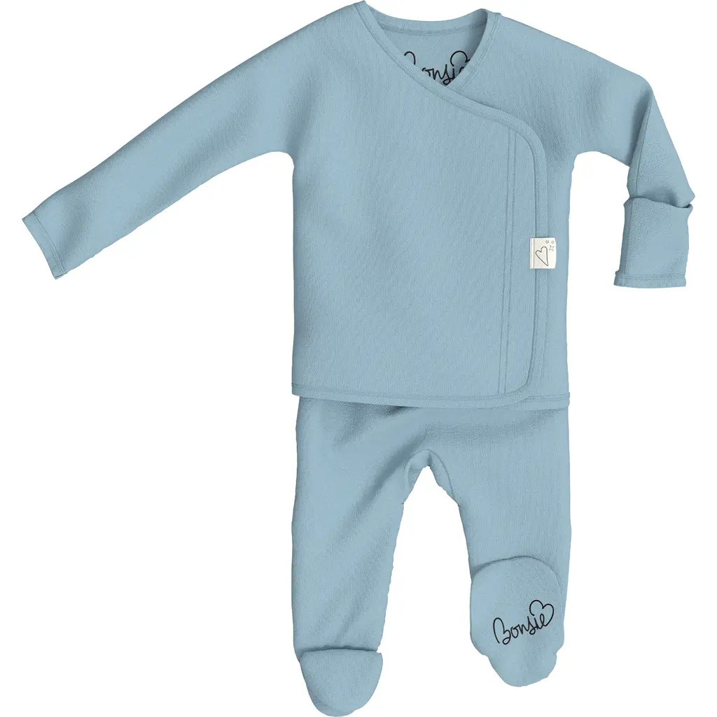 Bonsie Baby Skin to Skin Girl or Boy, Footie in Ripple at Nordstrom, Size Newborn | Nordstrom