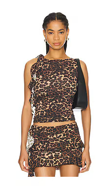 LIONESS Rendezvous Top in Leopard from Revolve.com | Revolve Clothing (Global)