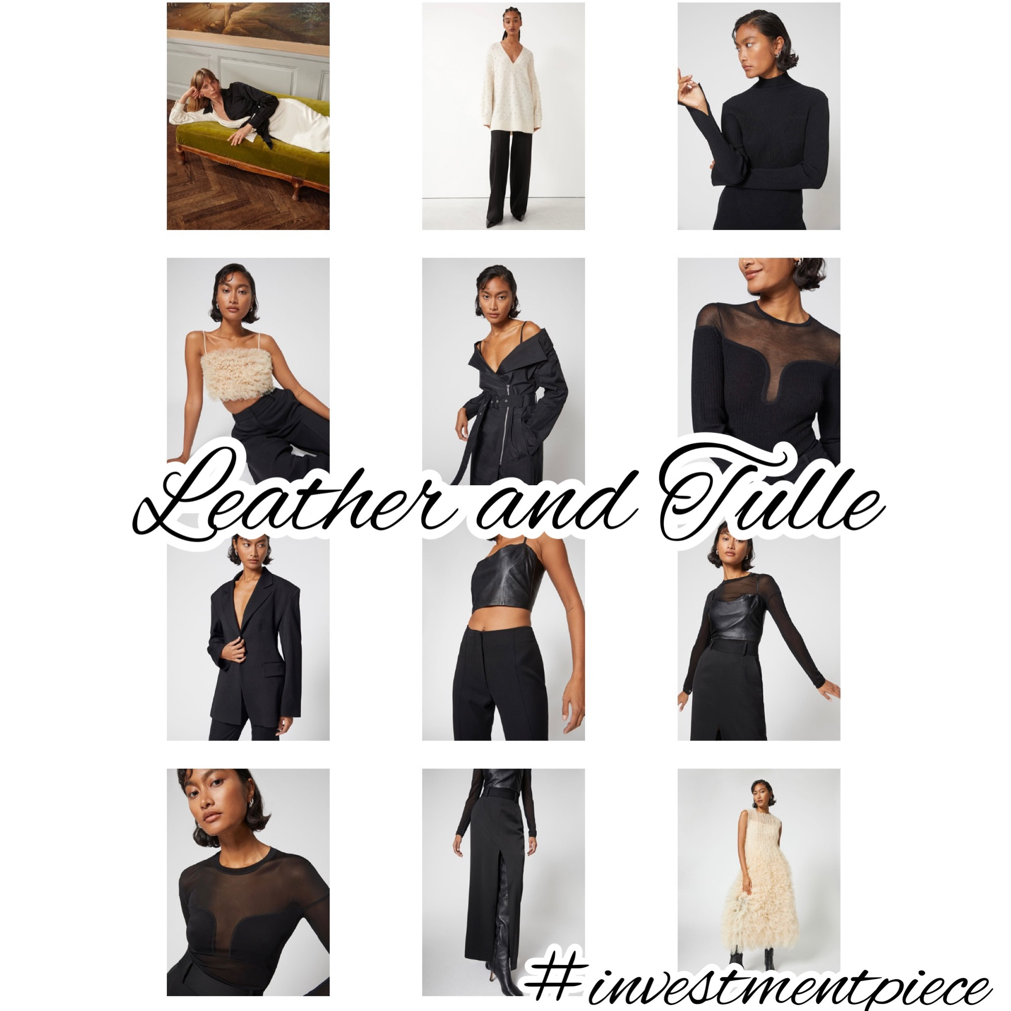 For holidays and beyond- leathers. Tulles. Suiting. Sheers. For parties. For the new year. All @otherstories #investmentpiece 

#LTKHoliday #LTKstyletip #LTKSeasonal