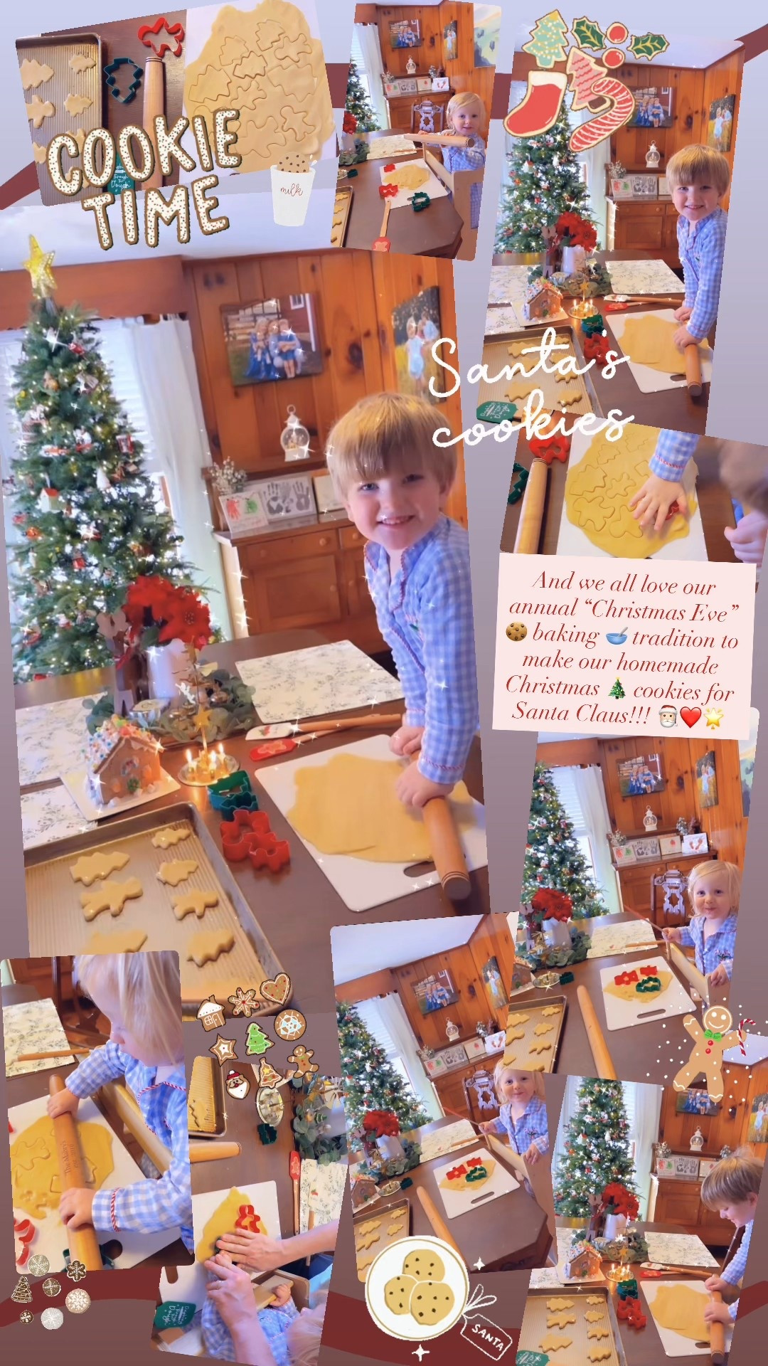 And we all love our annual “Christmas Eve” 🍪 baking 🥣 tradition to make our homemade Christmas 🎄 cookies for Santa Claus!!! 🎅🏻❤️🌟

#LTKHoliday