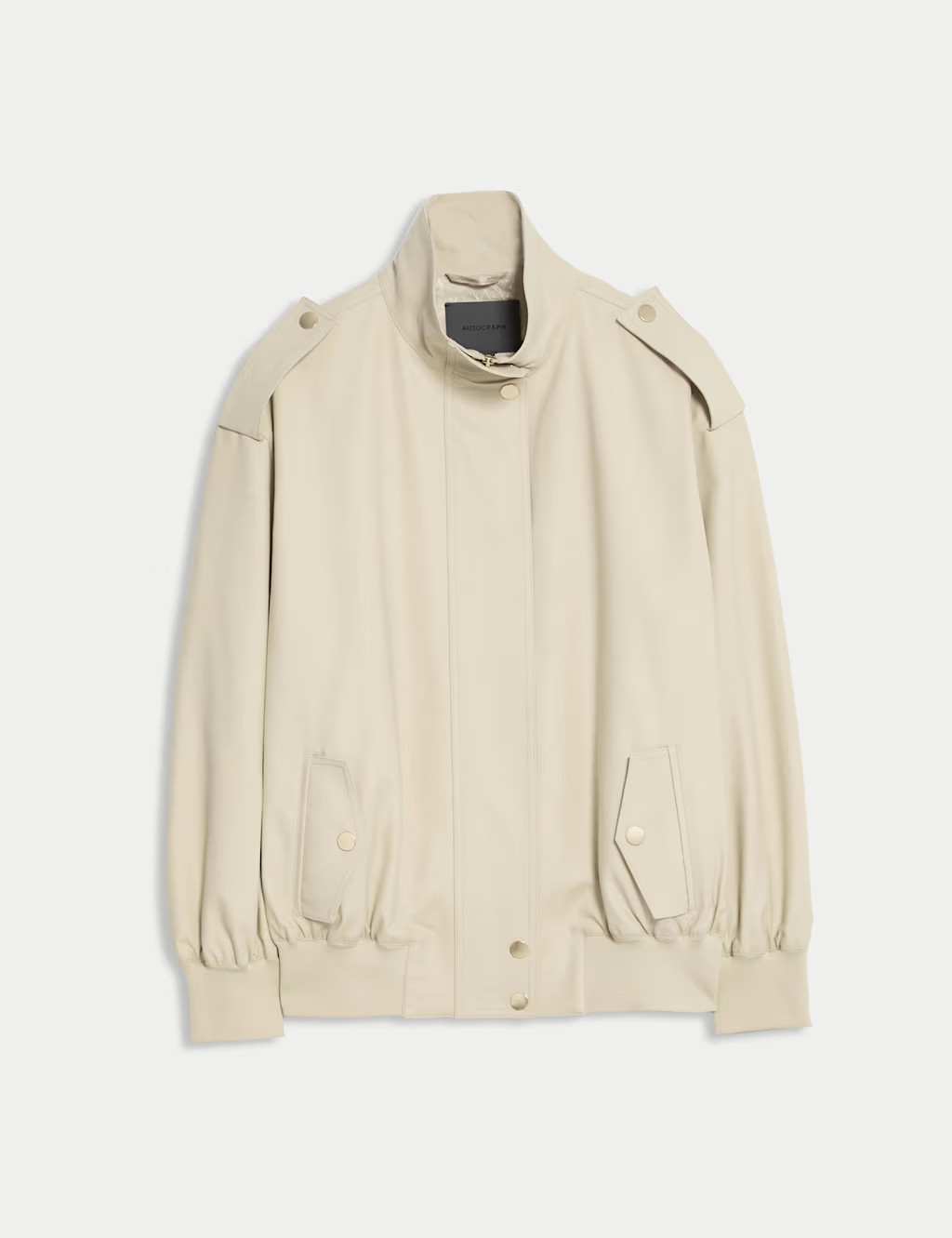 Cotton Lyocell™ Blend Blouson Bomber Jacket | Marks & Spencer (UK)