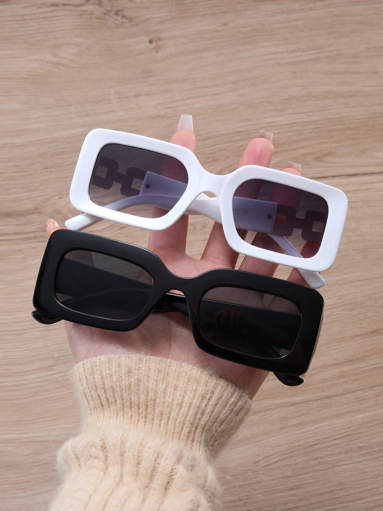 2pairs Women's Rectangular Multicolor Pc Fashion Glasses Suitable For Daily Use | SHEIN