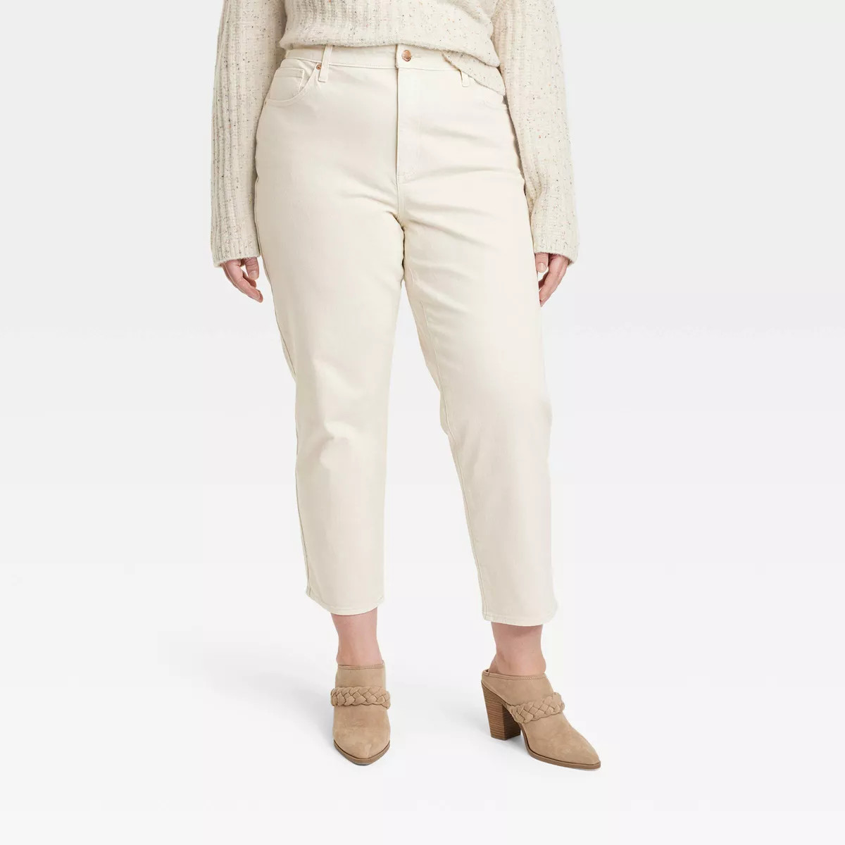 Women's High-Rise 90's Slim Straight Jeans - Universal Thread™ White | Target