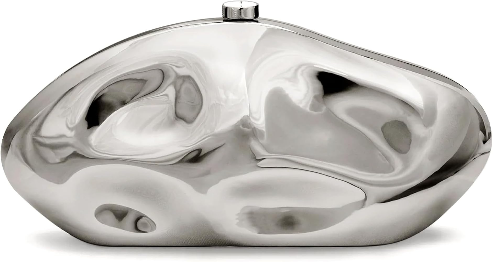 Acrylic Clutch Purse for Women Evening Bag, Irregular Shell Acrylic Purse Box Clutch with Chain f... | Amazon (US)