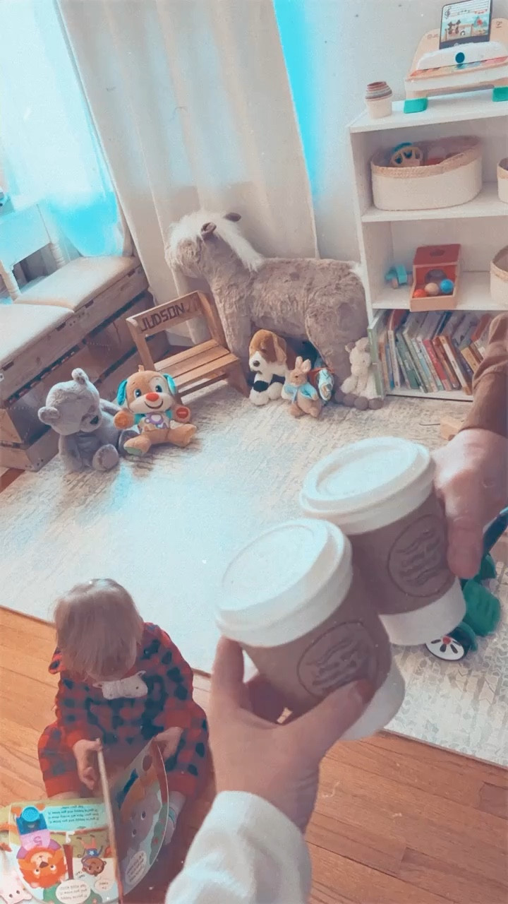 morning @littleriver_drivethru coffee cheers ☕️ for a sweet Saturday ahead - lots of house projects & playing with my little bestie 🔨🤍⚒️👼🏼

#LTKhome #LTKfamily #LTKbaby
