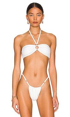 superdown Ana Bikini Top in White from Revolve.com | Revolve Clothing (Global)