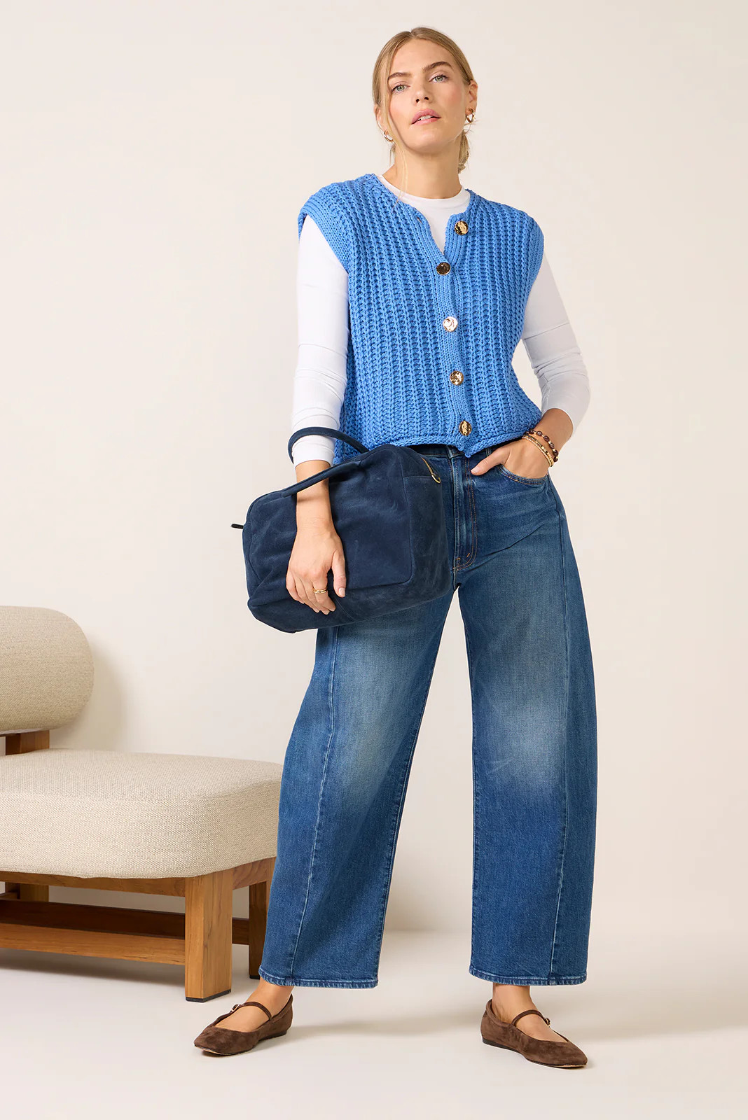 Channing Open Stitch Cardigan | Evereve