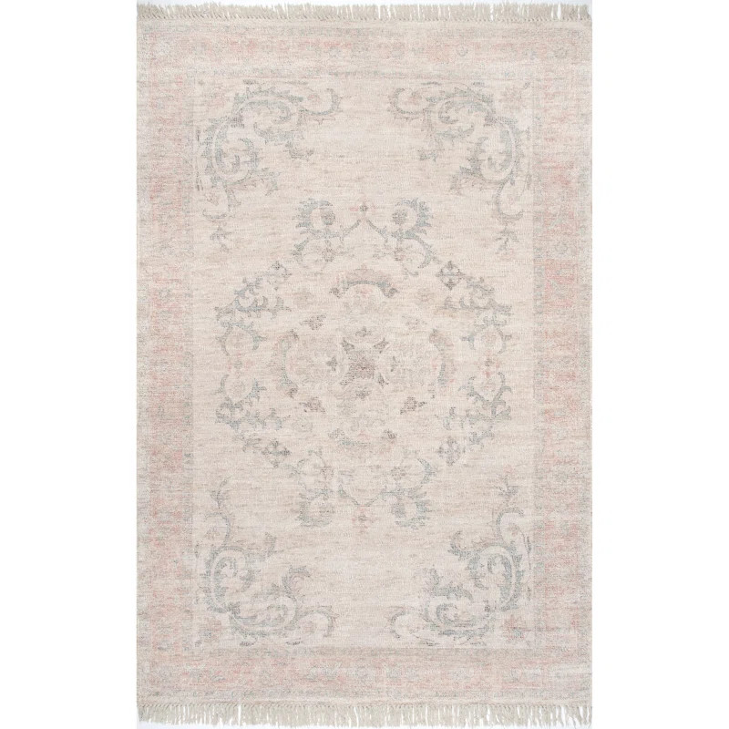 Valenza Handmade Hand Hooked Pink Rug | Wayfair North America