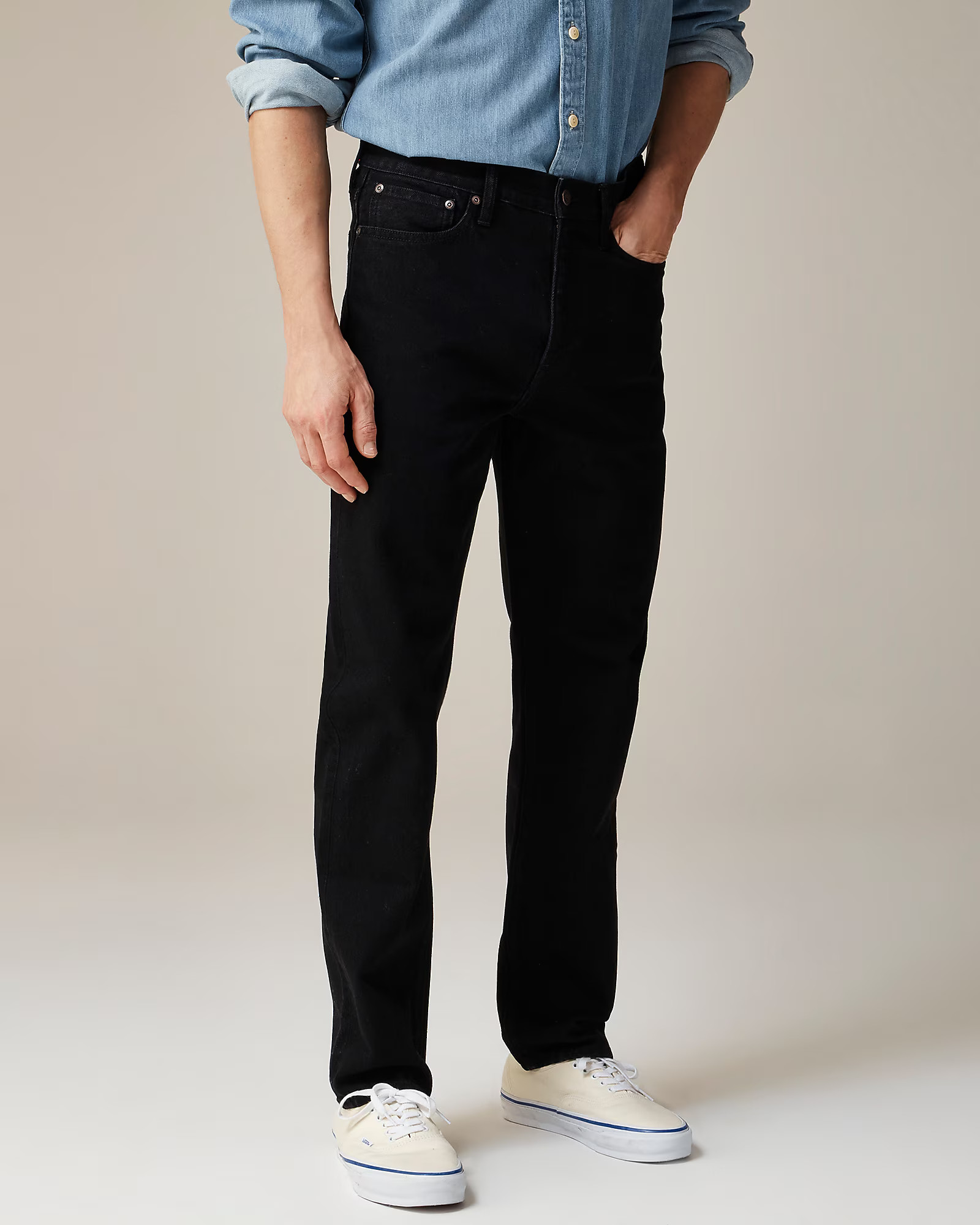 Classic Straight-fit jean in black wash | J. Crew US