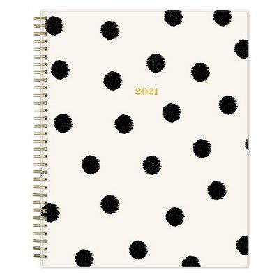 2021 The Everygirl Planner 8.5" x 11" Plastic Weekly/Monthly Wirebound Luna - Blue Sky | Target